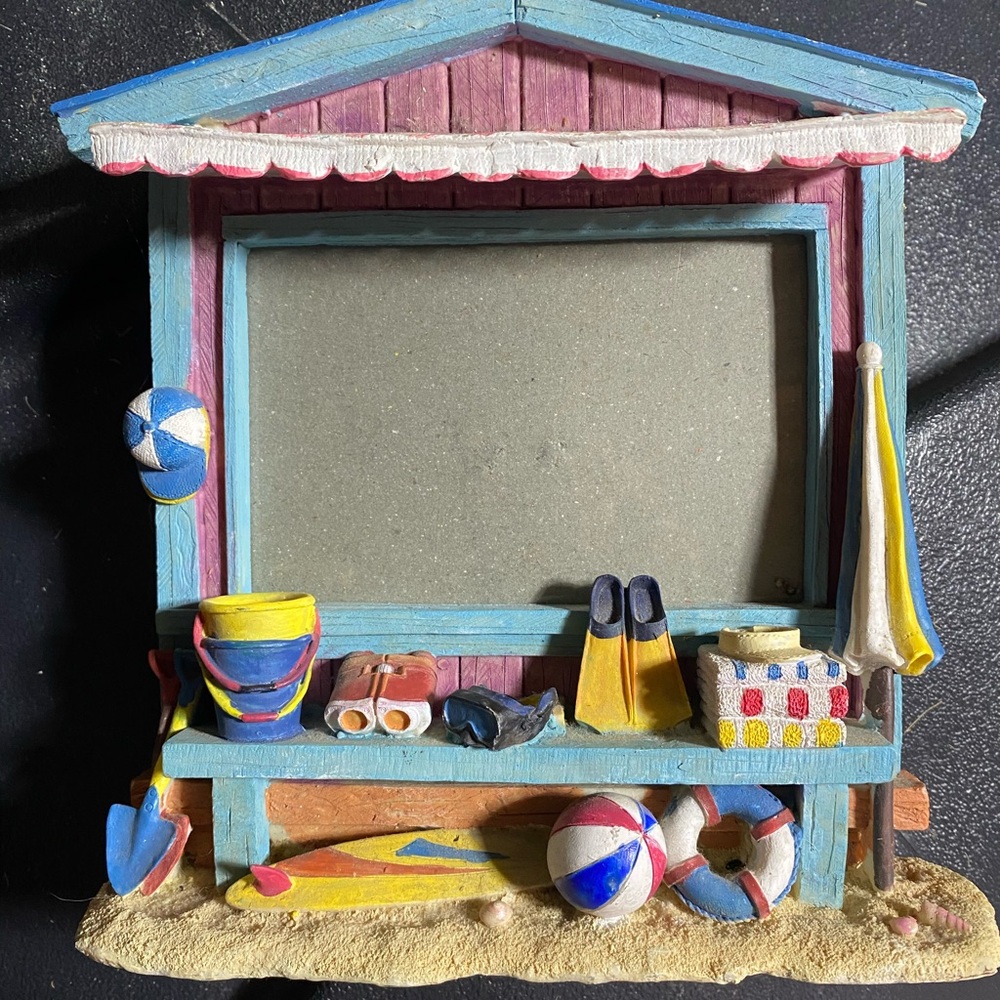 Beach-Themed Picture Frame